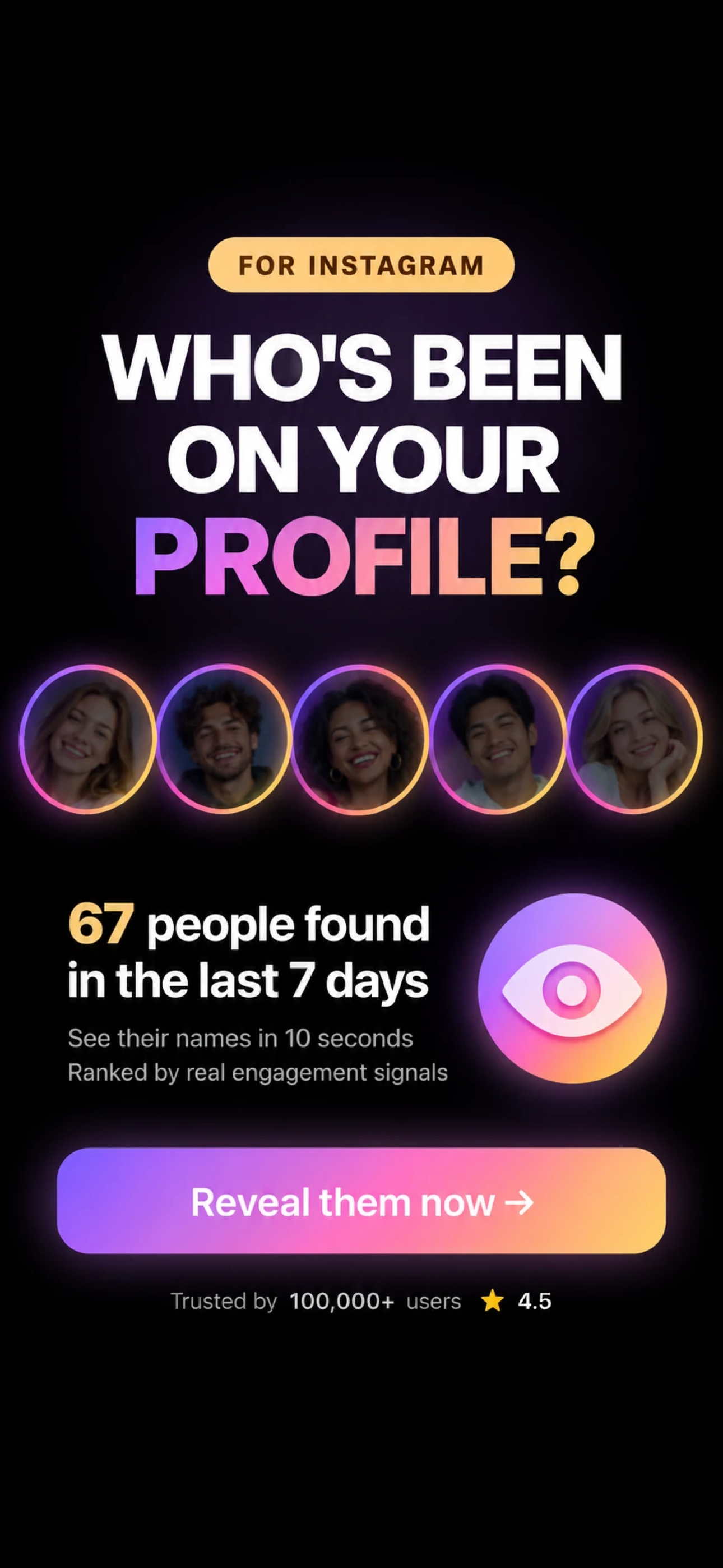 See who's been on your Instagram profile