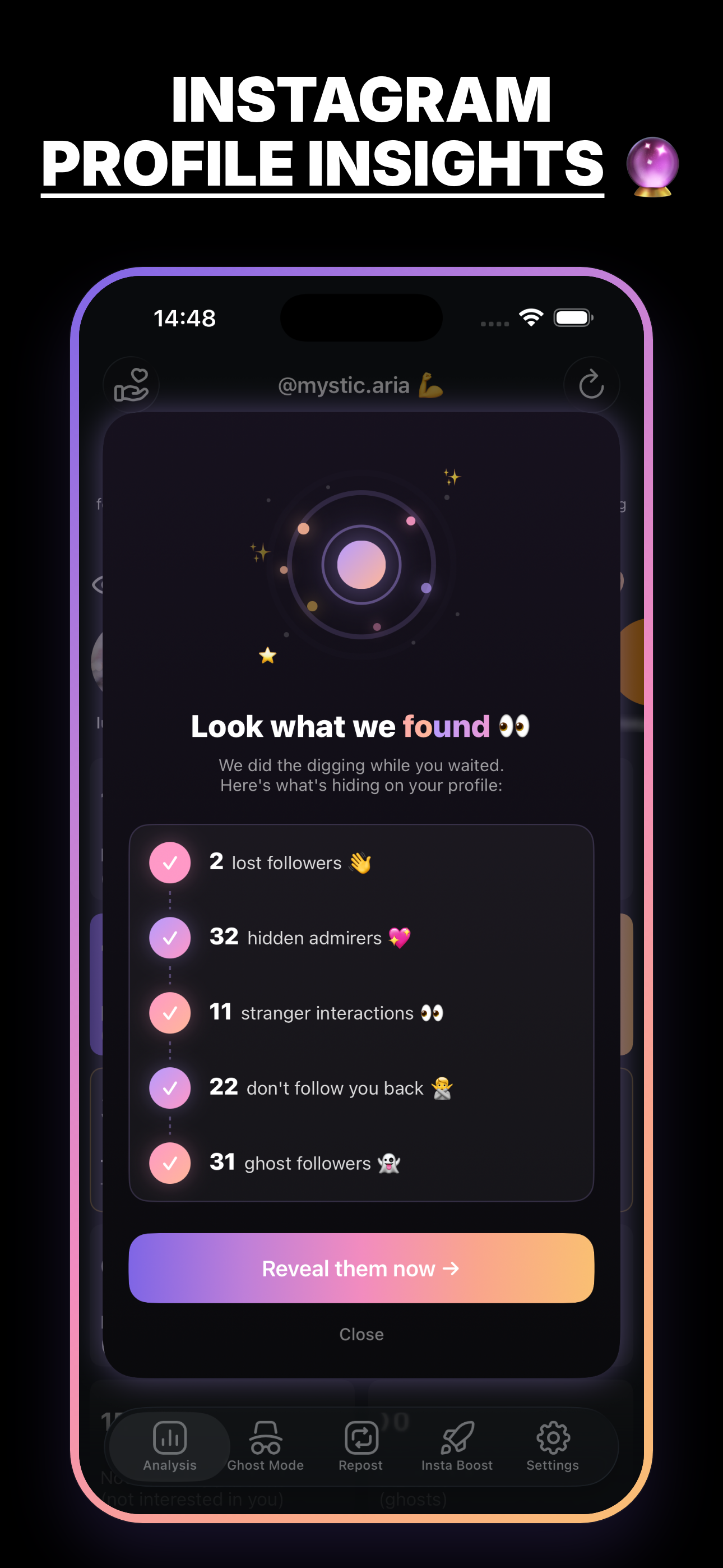 Instagram profile insights