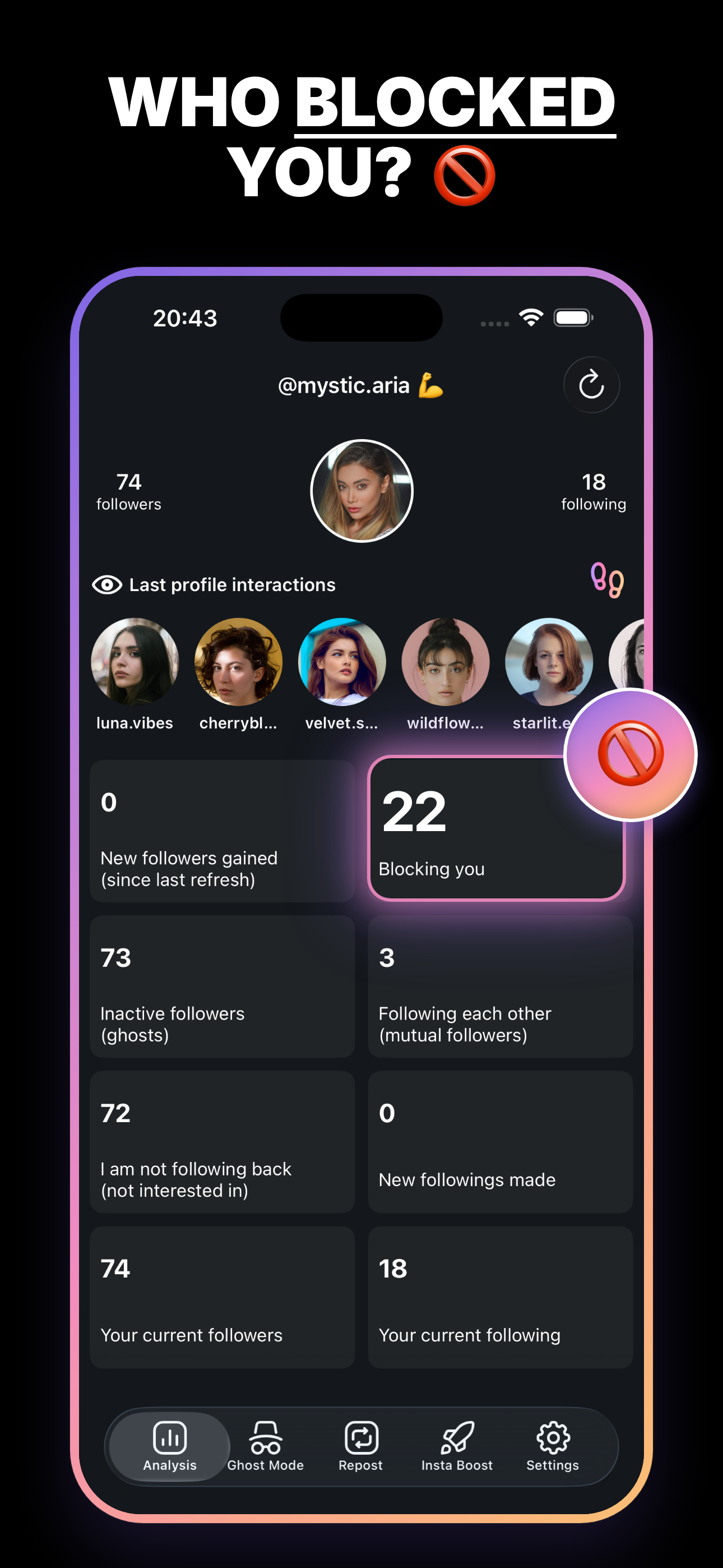 Find out who blocked you on Instagram
